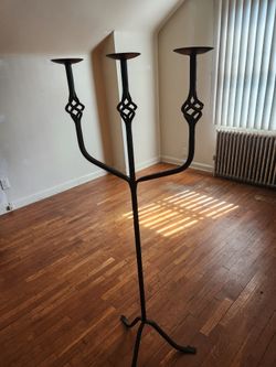 Wrought Iron Candelabra 