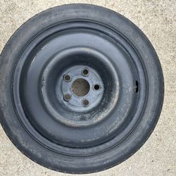 T-25/70D15 Hankook S400 Spare Donut Tire from a 2009 PT Cruiser