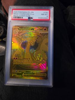 PSA 8 Mega Charizard X ex Hyper Rare #130