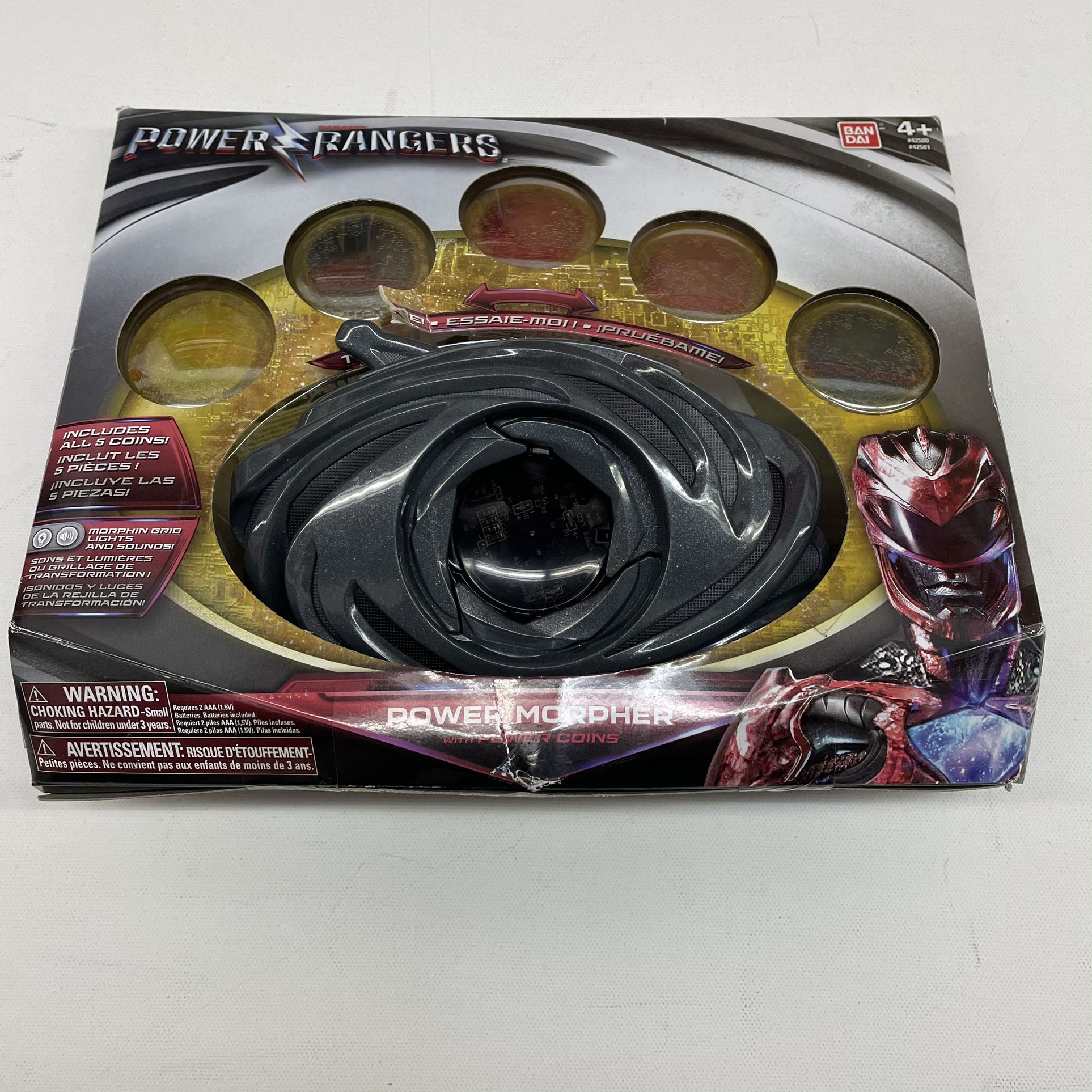 Mighty Morphin Power Rangers Power Morpher with Power Coins – Bandai 2016 – New in Box