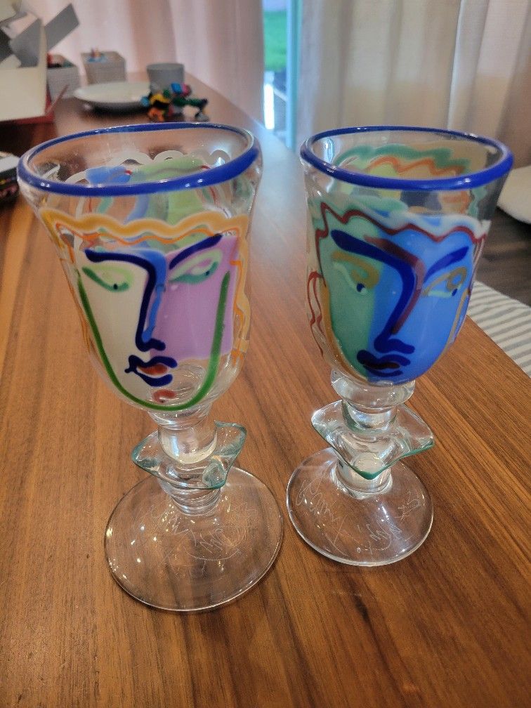 William Bernstein Signed Art Glass