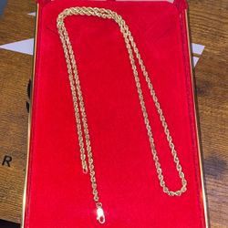 10K Gold Rope Chain
