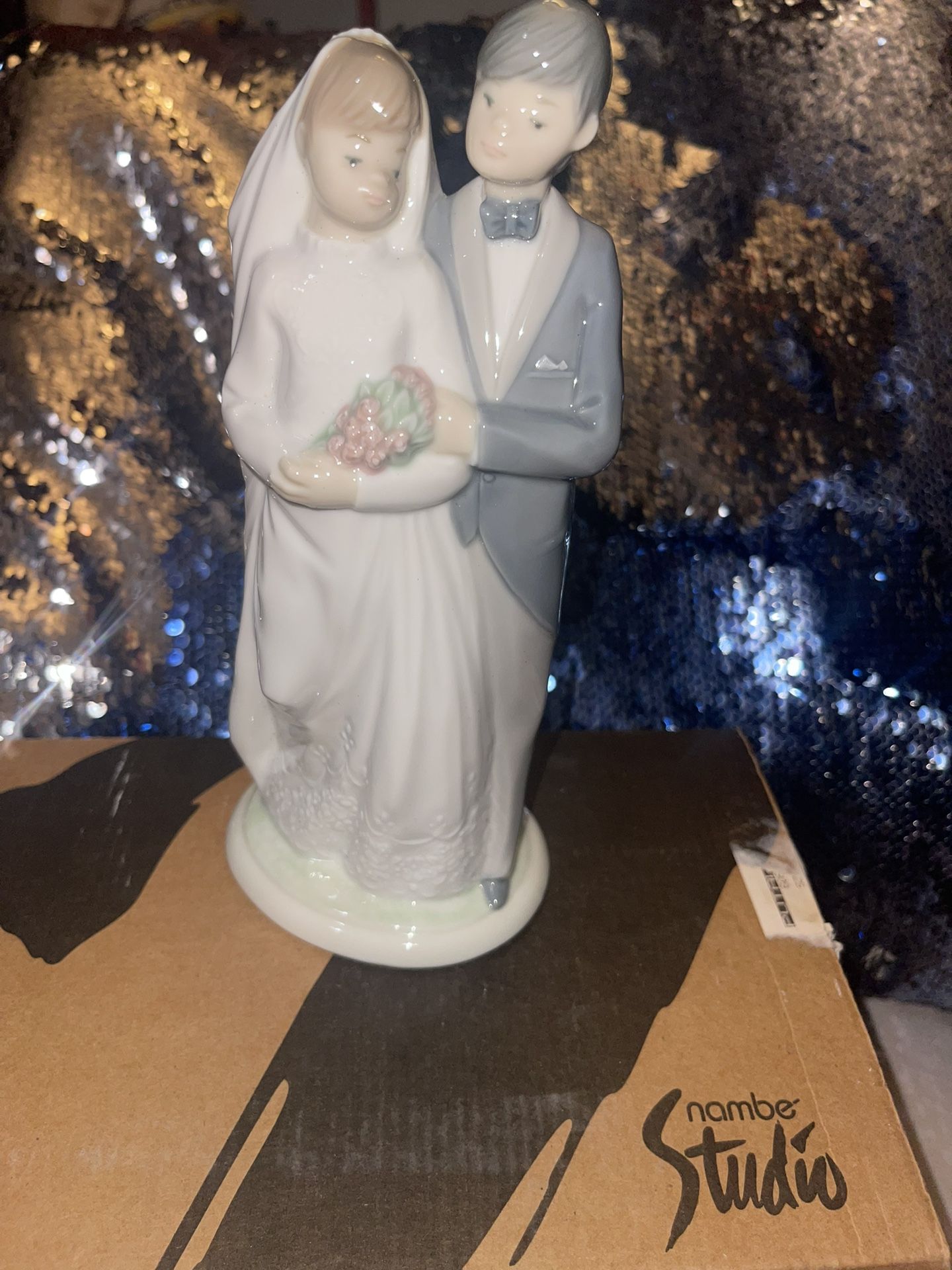 Nao By Lladro Bride And Groom Husband Wife Figurine 1992
