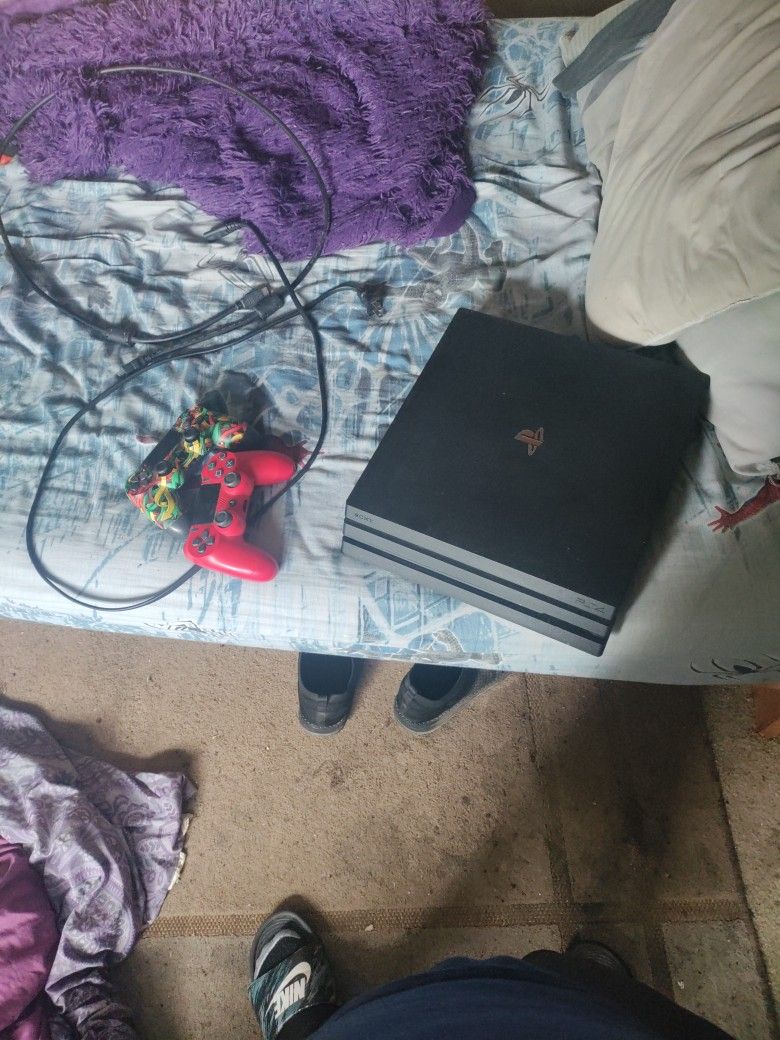 PS4 and 2 Controllers