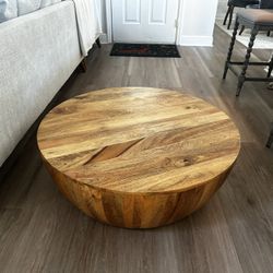 Round Drum coffee table