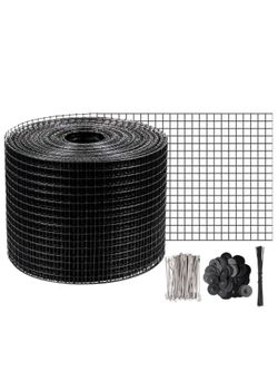 VEVOR Solar Panel Bird Wire 6 in. x 98 ft. Critter Guard Roll Kit Removable Steel Solar Panel Guard with Fasteners
