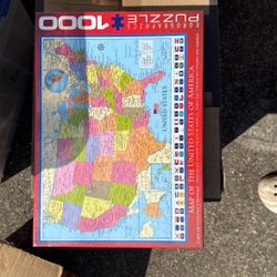Unopened Puzzle Of 50 United States 