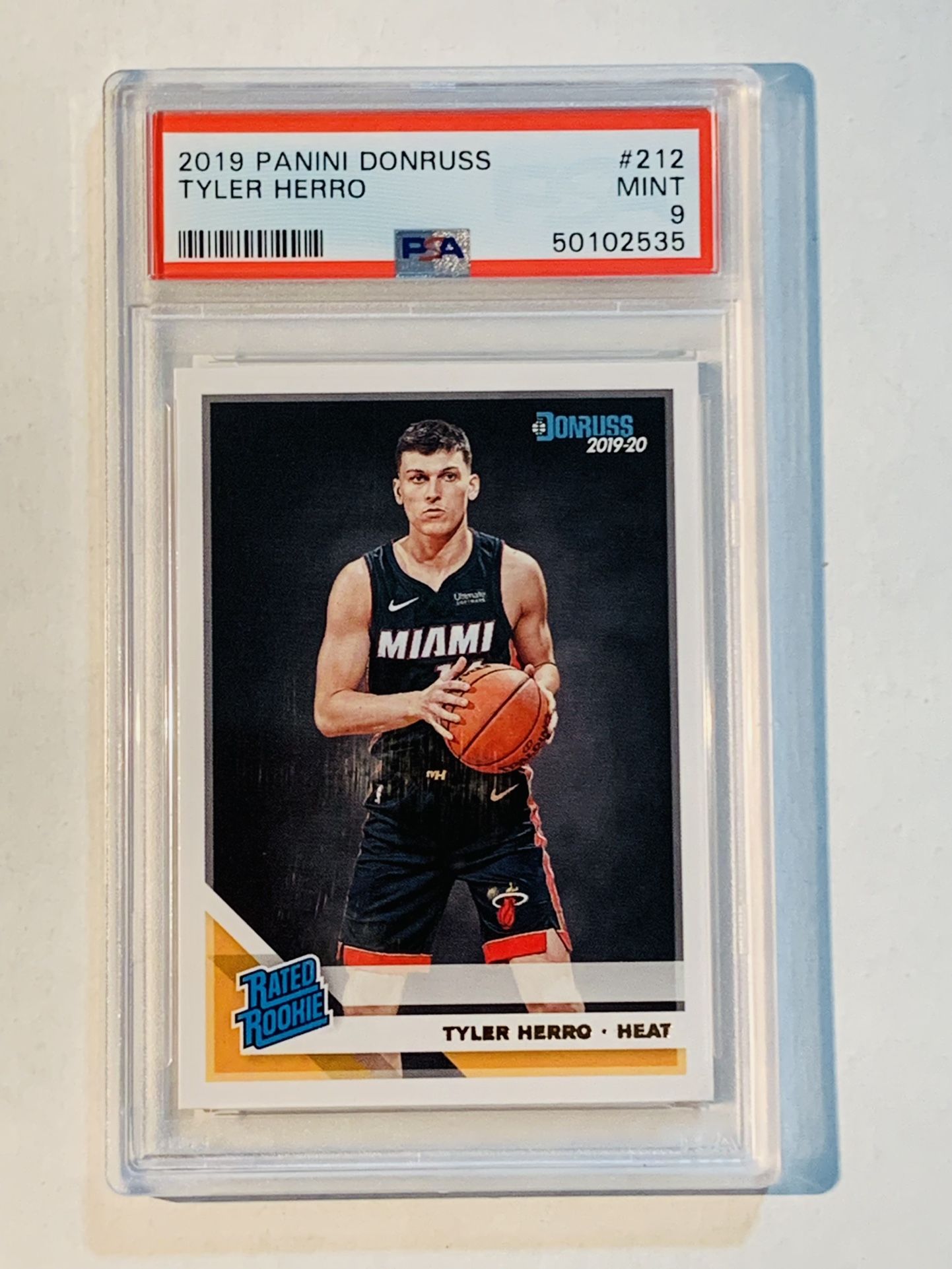 Tyler Herro Rated Rookie PSA Graded Card