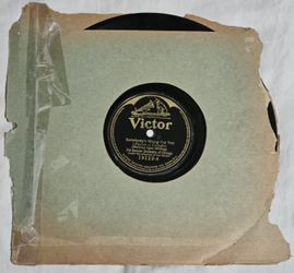 1920's Victor 10" 78 RPM Shellac Record (Catalog 19122)
