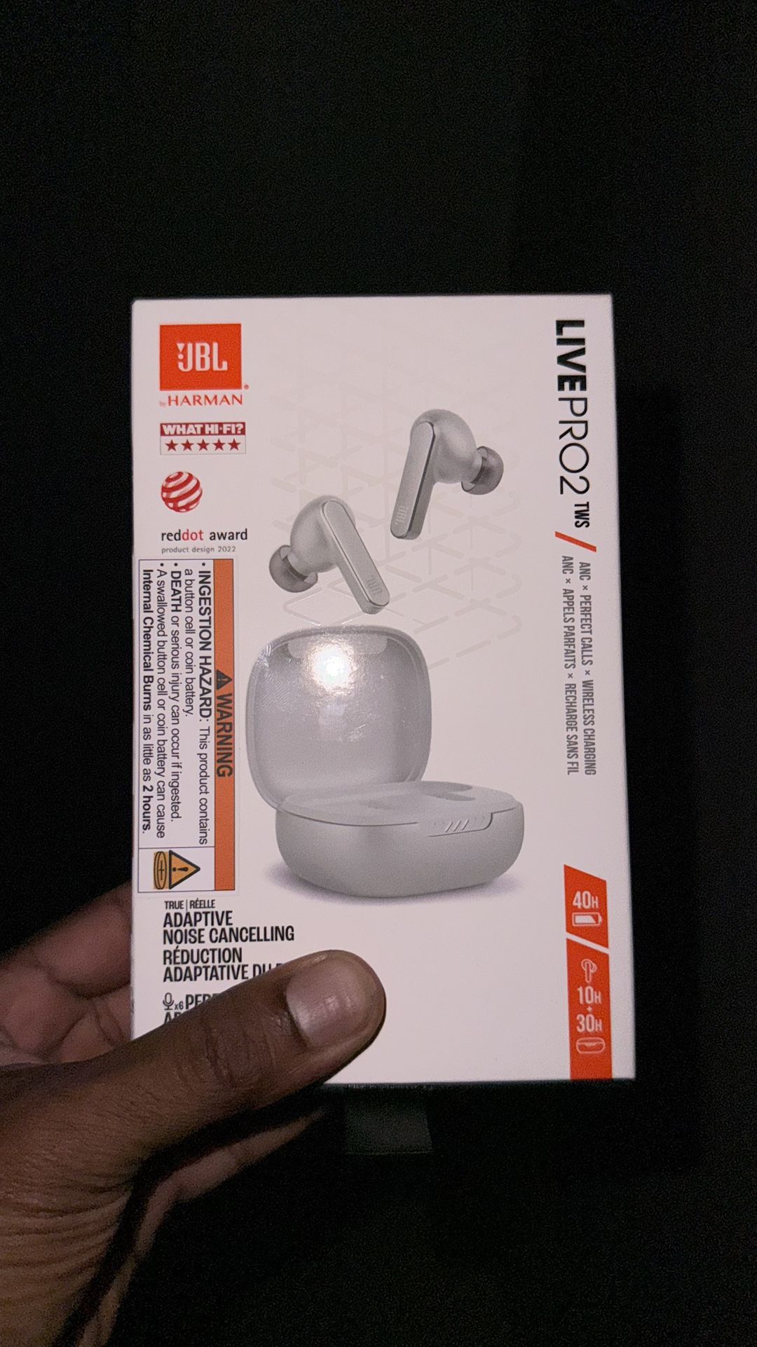 JBL Live Pro 2 True Wireless Noise Cancelling Earbuds