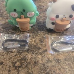 Cute cartoon earphones case bundle