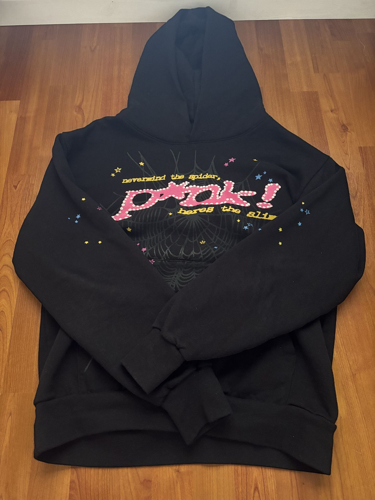 Black Punk Spider Hoodie