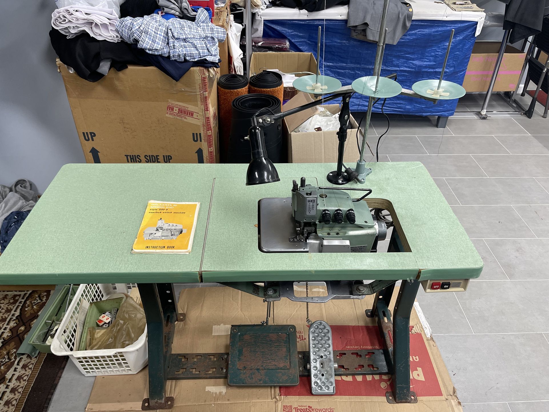 Willcox And Gibbs Ovet Lock Stitch Machine
