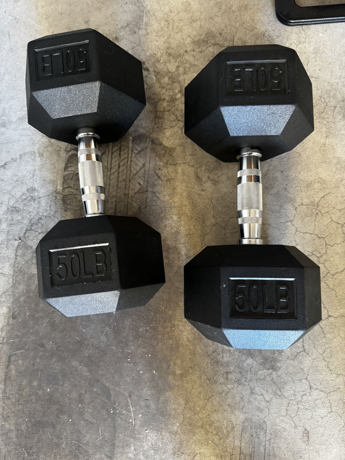 Pair Of 50lb Dumbbells