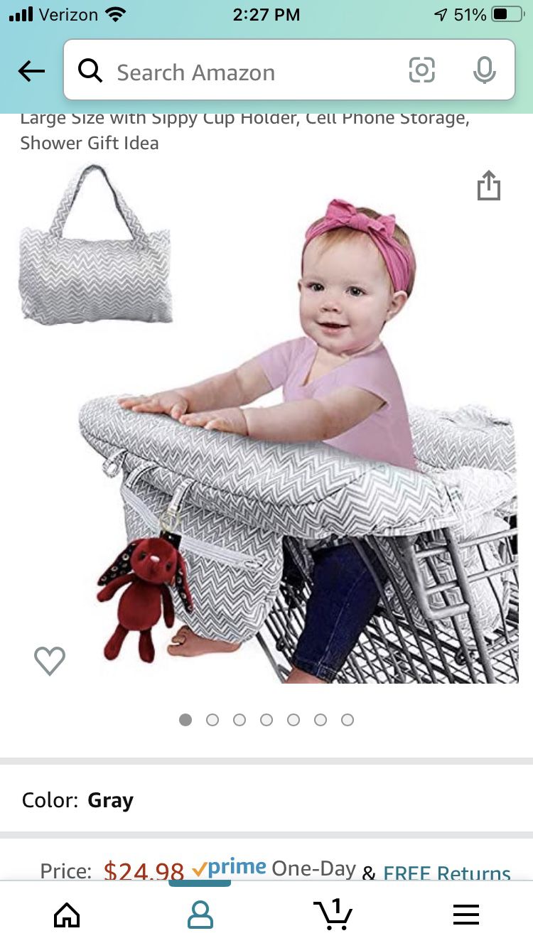 Baby Seat Cover High Chair & Shipping Cart