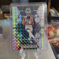 Karl Anthony Towns Silver Prizm Mosaic