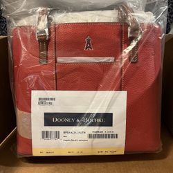 Brand New Los Angeles Angels Dooney & Bourke Women's Pebble Lexington Shopper