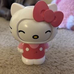 Hello Kitty Doll Figure Pink Dress Collectible Toy