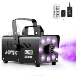 Smoke Machine with 13 Colorful LED Lights Effect,