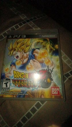 Ps3 Dragonball ultimate Tenkaichi