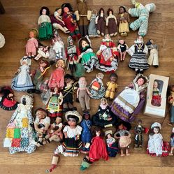 42 dolls of the world. In San Francisco cash only