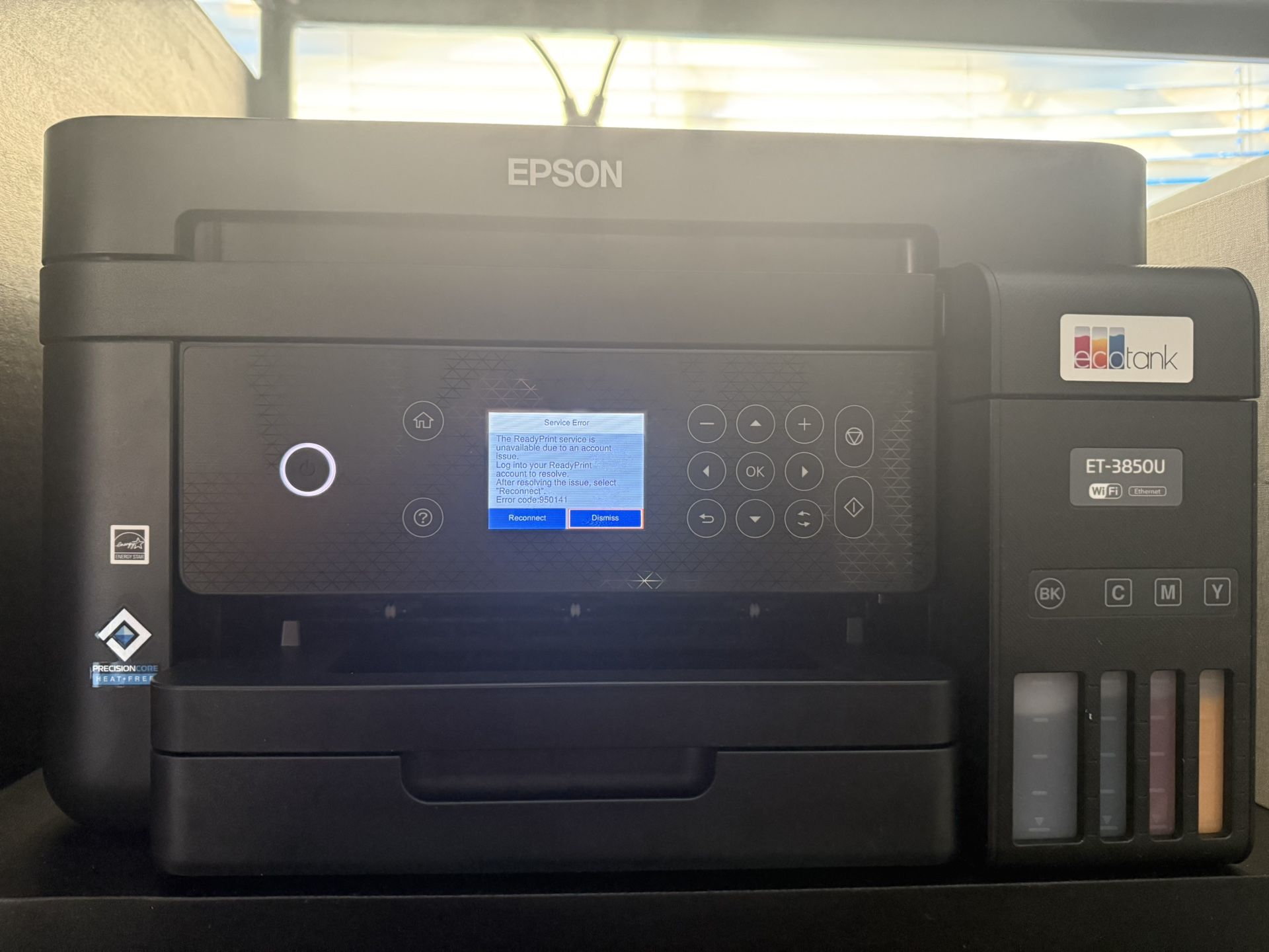 Epson ET-3850U Printer – For Parts Only