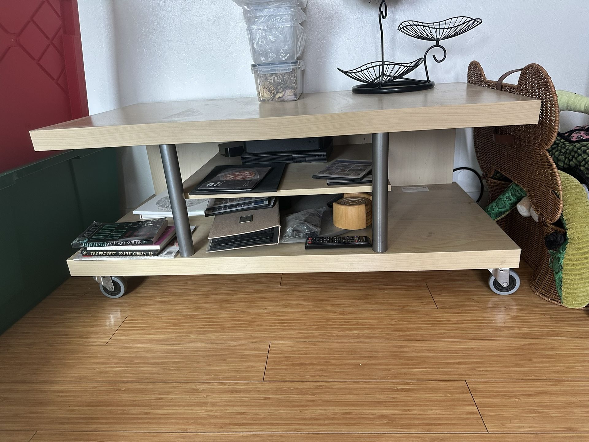 Ikea rolling Media Console