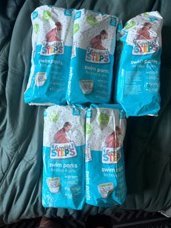 Gentle steps, swim diapers for boys and girls size large