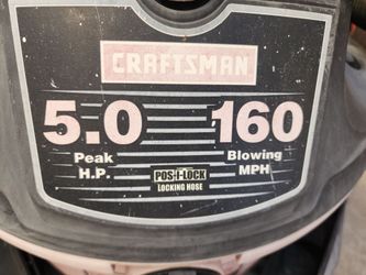 Craftsman 5.0 HP Wet/Dry Vacuum