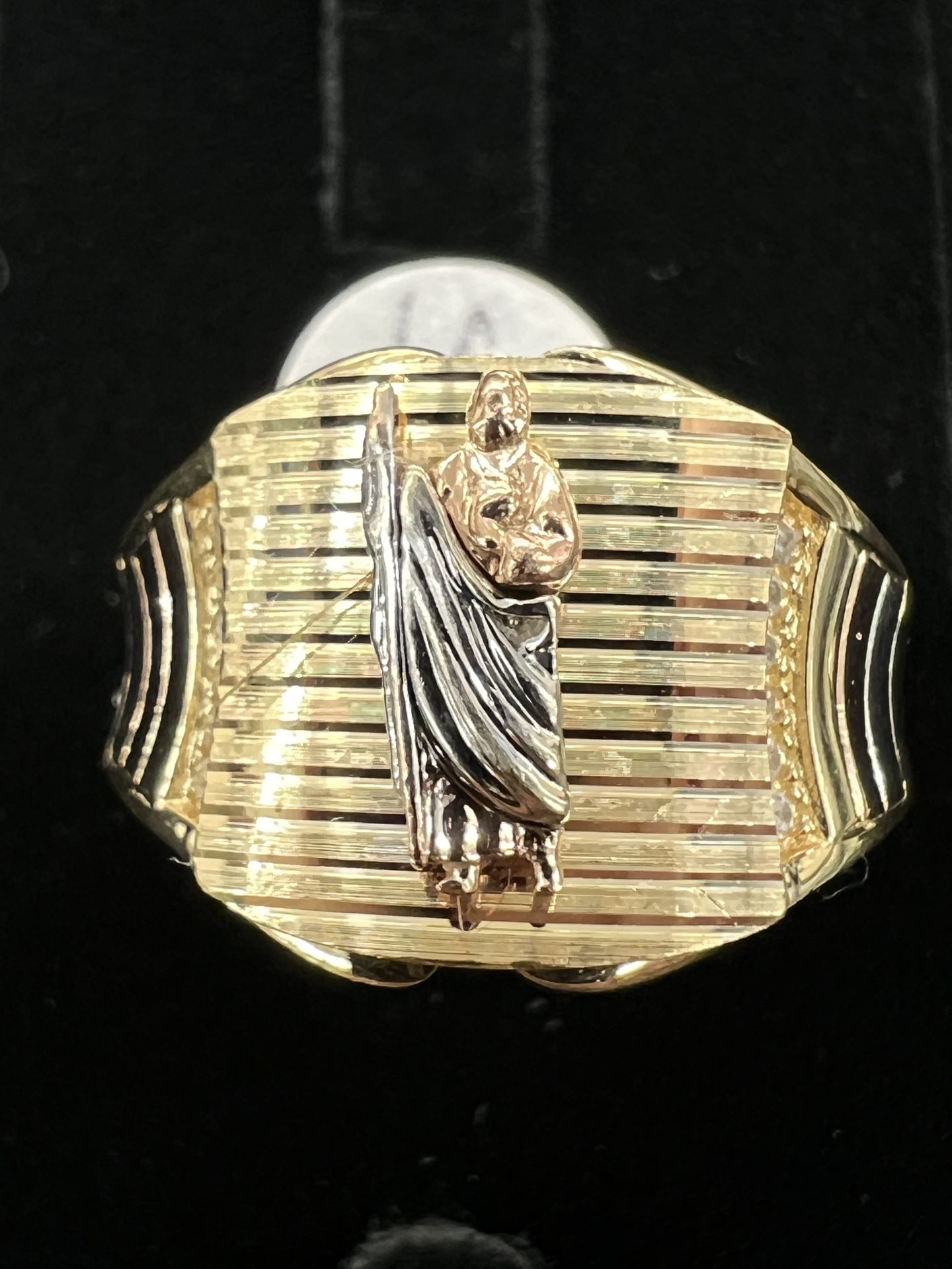 $600 3 Tone San Judas Ring