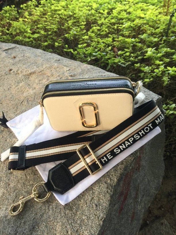 Marc Jacobs The Snapshot Crossbody Bag Cloud White Multi