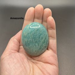 Amazonite  Palm Stone from Madagascar 83.3g