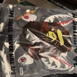 BAPE City Camo Shark Wide Full Zip Double Hoodie