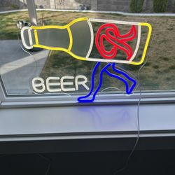 Neon wall sign