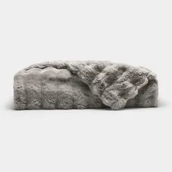 Light Gray Cozy Earth Bubble Cuddle Blanket