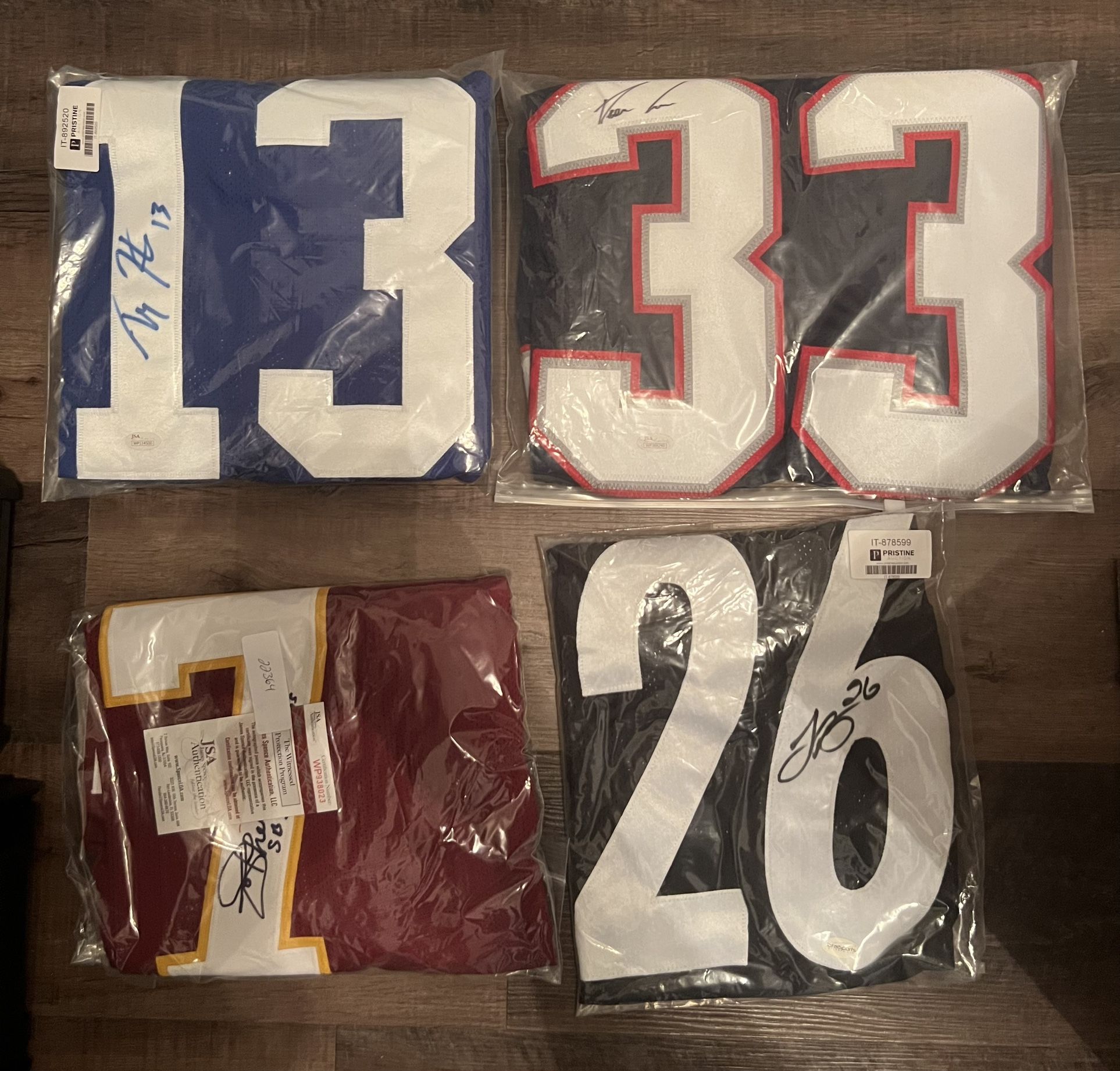 Signed NFL Jerseys