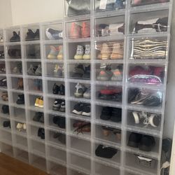 The Container Store -Large Clear Shoe Boxes
