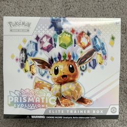 Pokemon Prismatic Evolutions ETB, Binder Collection, Poster Collection