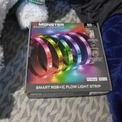 Monster Smart Rgpic Flow Light Strip 50 Ft Long