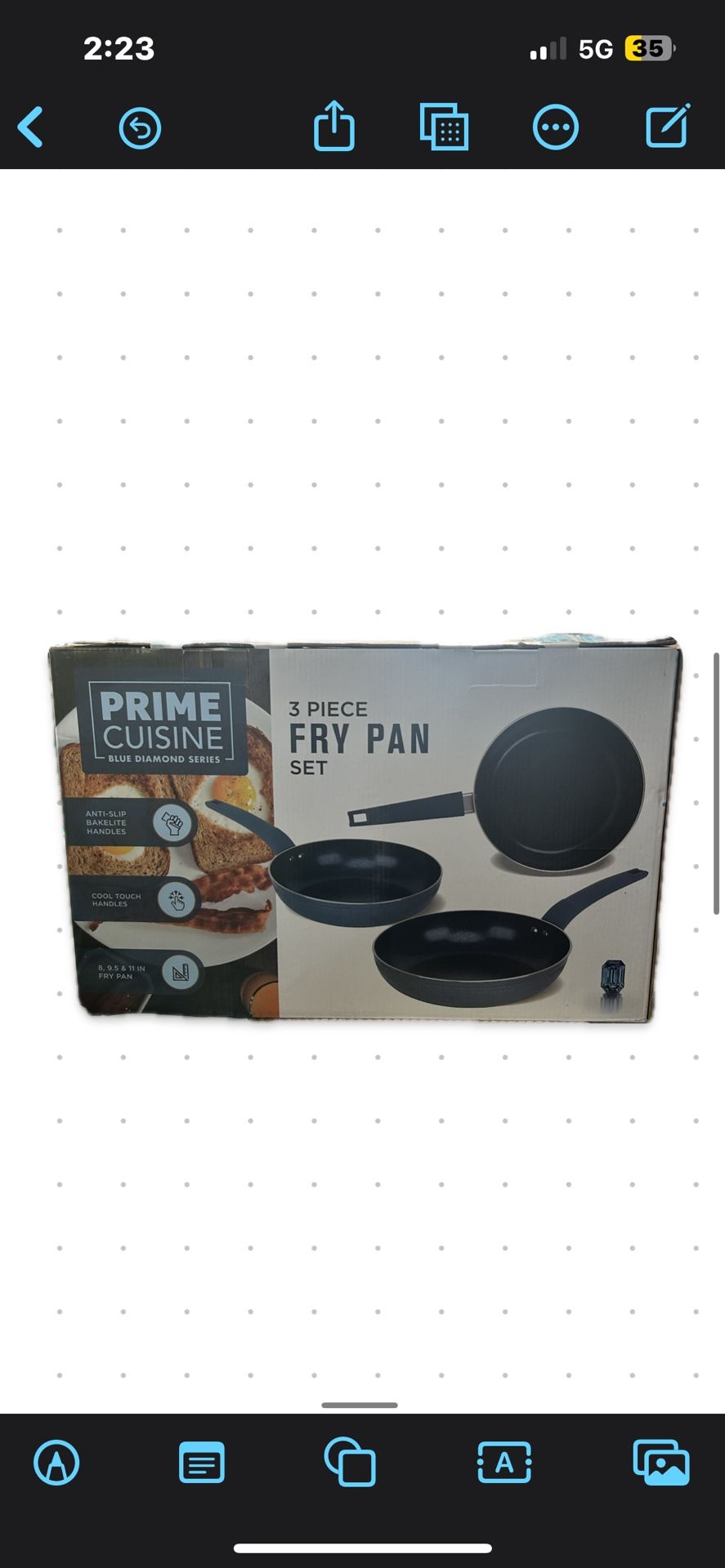 3-Piece Fry Pan (ASK FOR PHOTOS; BRAND NEW)