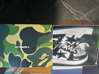 Men’s Panda Bapestas Size 10.5-See Caption