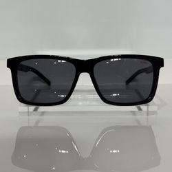 HUGO by Hugo Boss 1013/S OITIR Black Red Acetate Unisex Sunglasses 