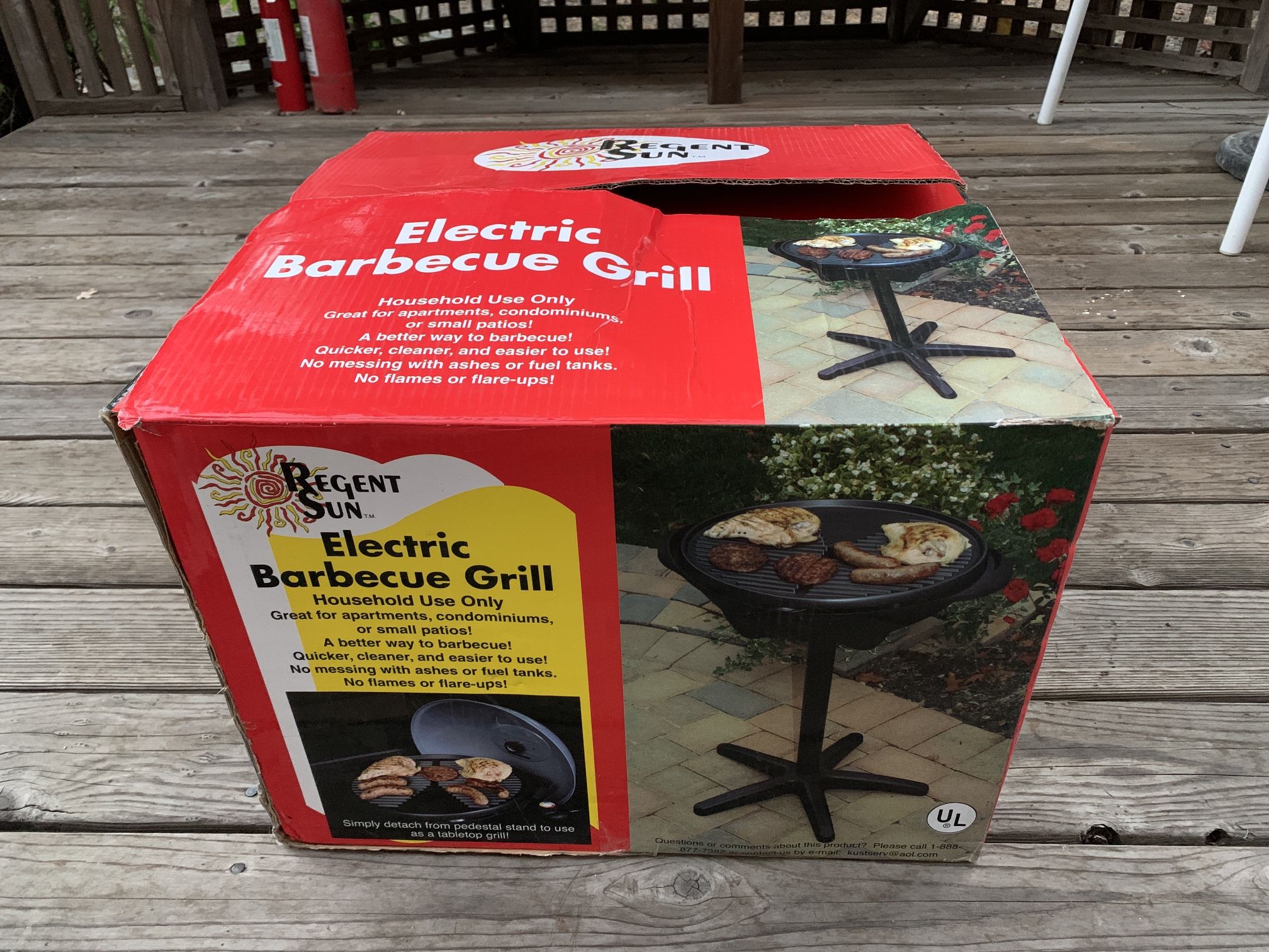 Brand New Regent Sun Electric Barbecue Grill BBQ
