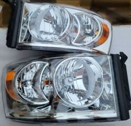 06-08 Dodge Ram Headlights Luces Micas Calaveras Faros Faroles Focos Headlamps
