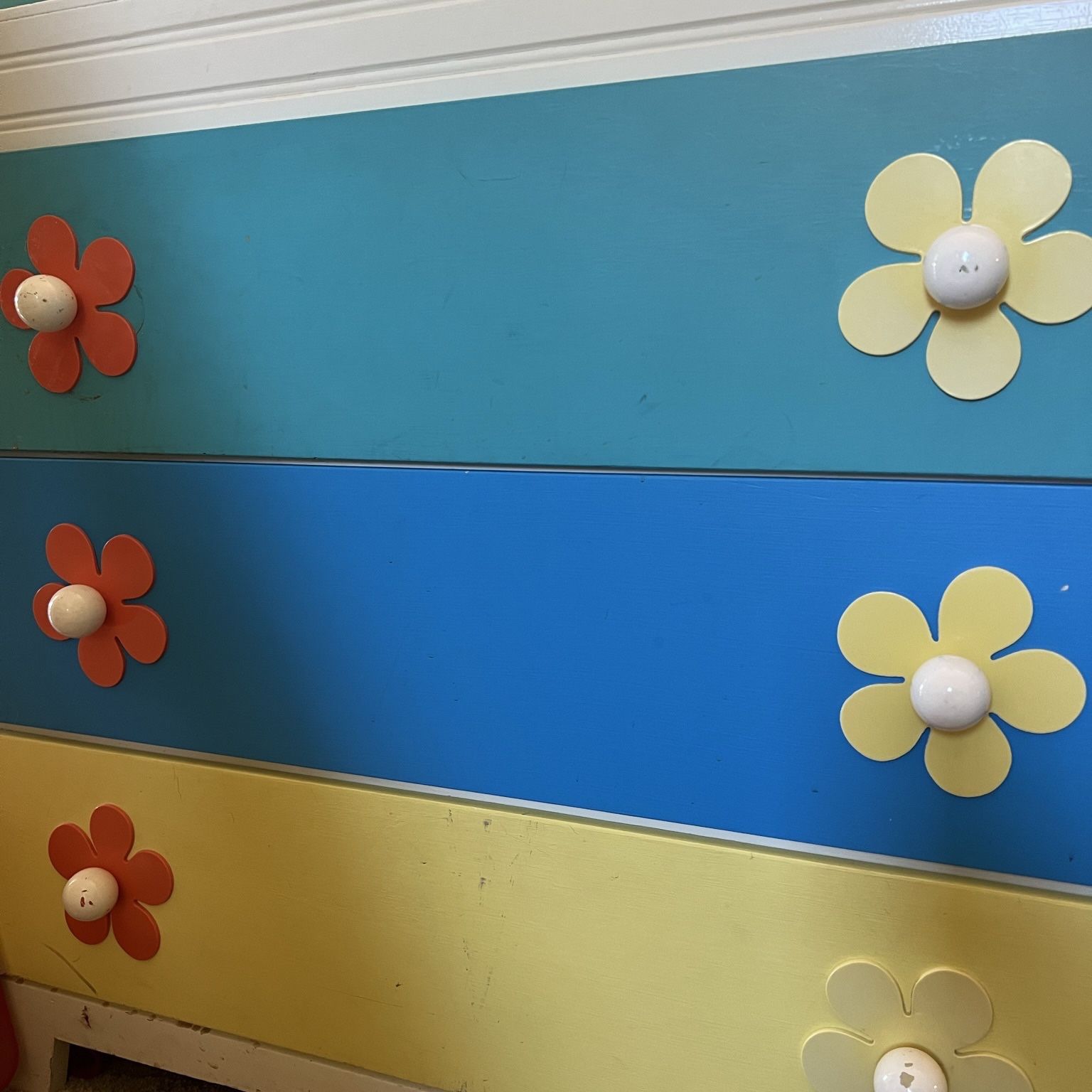 Kids Dresser And Toy Box - Wood, 1970s