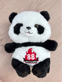 New panda plush backpack
