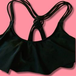 Bikini Top | Bikini | Swim | Black | Small | NEW | NWOT |