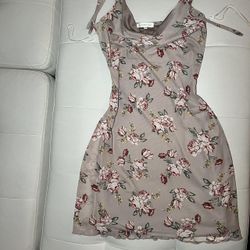 Ultra Flirt Floral Spaghetti Strap Dress Size Small