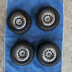 RC4WD Outlaw Aluminum Bead Locks. Traxxas Slash Tires. 12mm Hex.