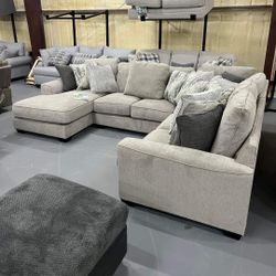 Ardsley Pewter 4-Piece Large RAF Sectional